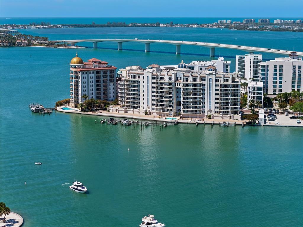 464 Golden Gate Point, Unit 703 Sarasota, FL 34236 - Photo 86 of 88 a view of a city with tall buildings