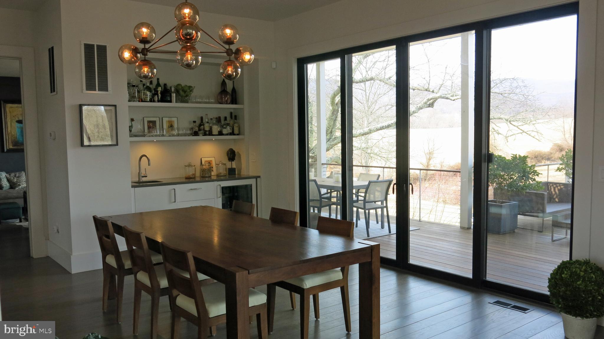 761 Fodderstack Road Huntly, VA 22640 - Photo 26 of 41 Dining Room overlooking deck