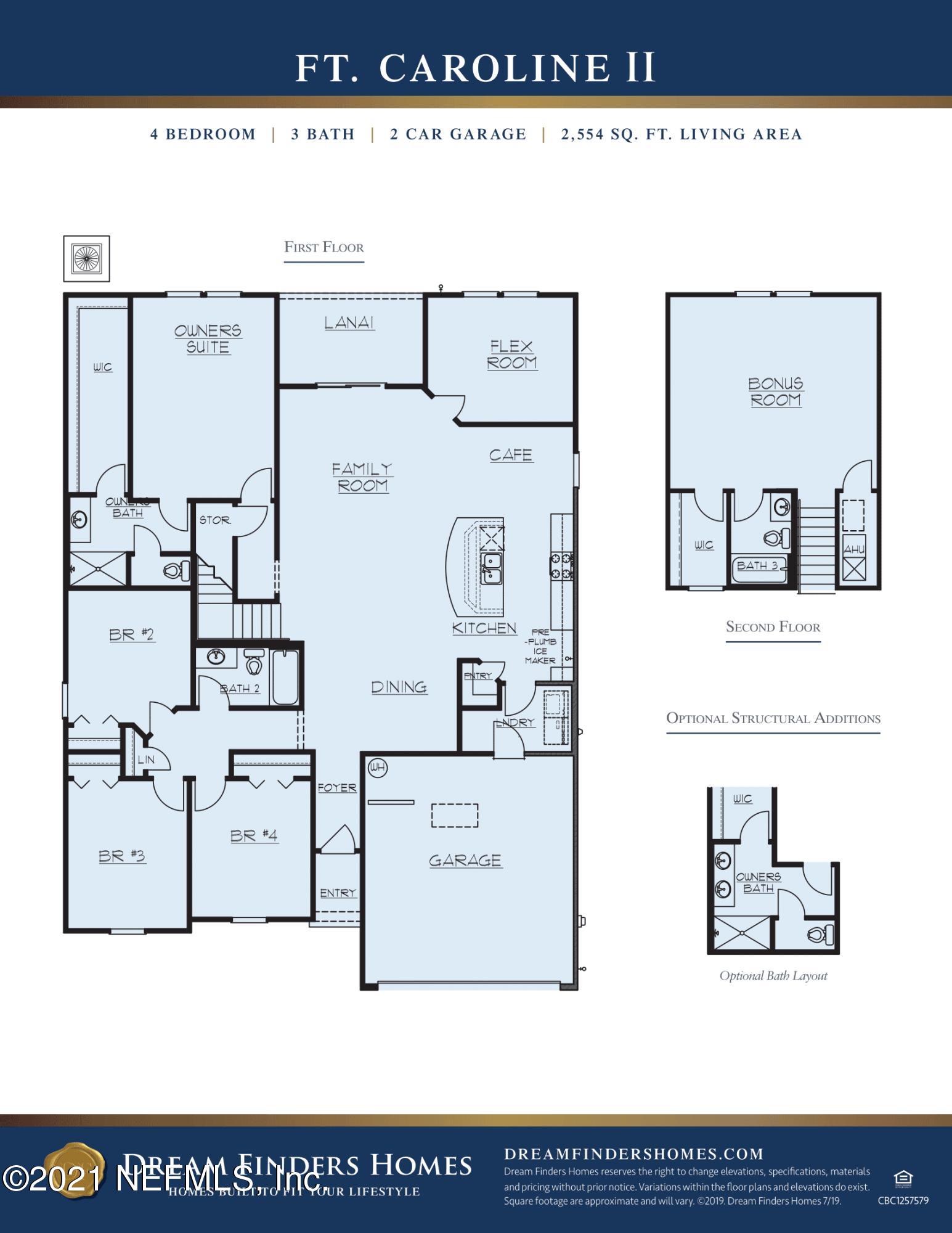 1765 Boston Commons Way Jacksonville, FL 32221 - Photo 34 of 34 Ft. Caroline II floorplan