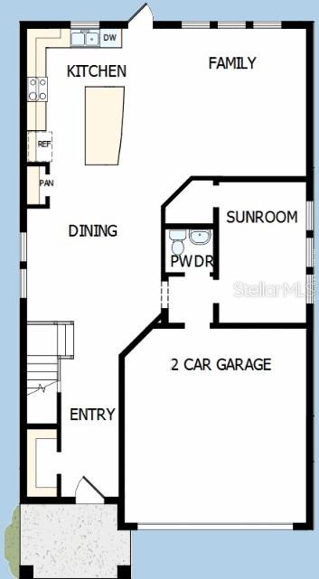 28756 Jujube Road Wesley Chapel, FL 33543 - Photo 7 of 8 Floor Plan First Floor
