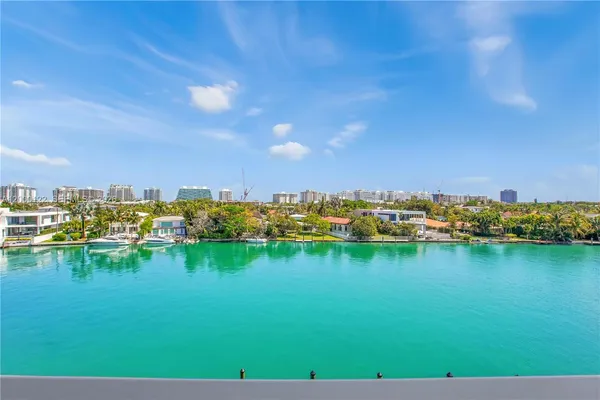 a view of a city from a balcony