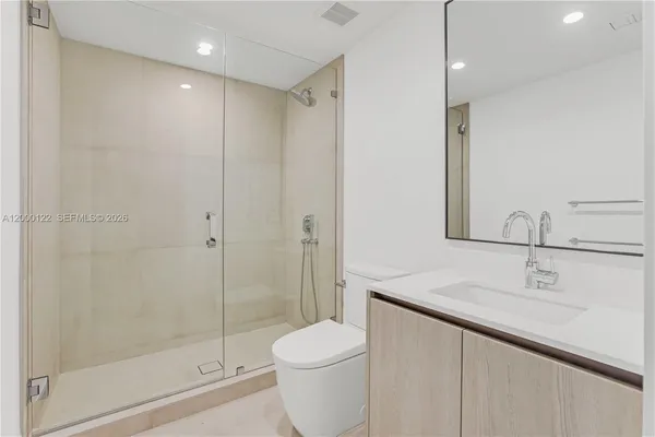 a view of a city with tall buildings