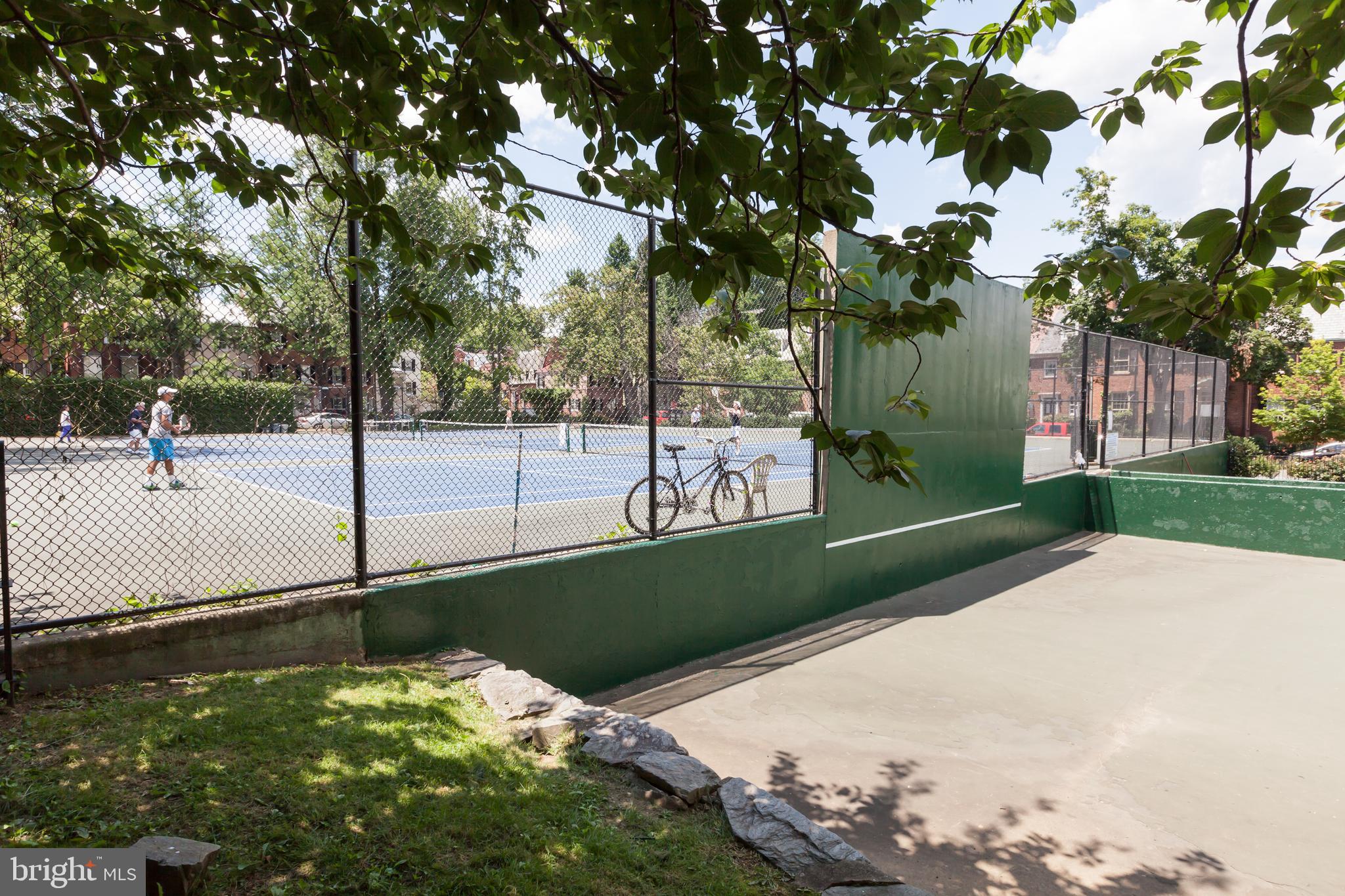 2708 O Street Northwest Washington, DC 20007 - Photo 10 of 12 a view of a park with iron fence