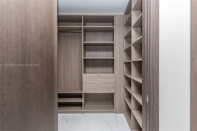 a view of walk in closet