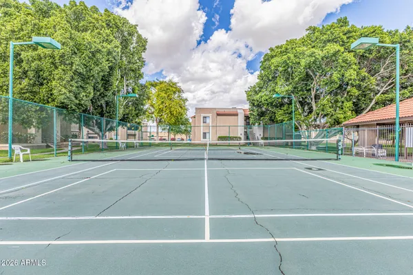 a view of a tennis court