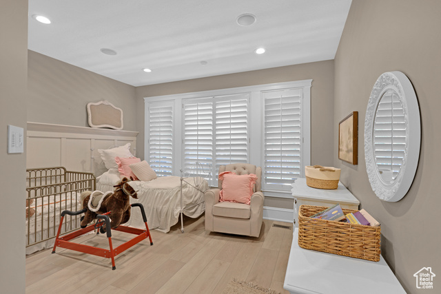 165 East 1550th South Perry, UT 84302 - Photo 20 of 26 Bedroom featuring light hardwood / wood-style flooring