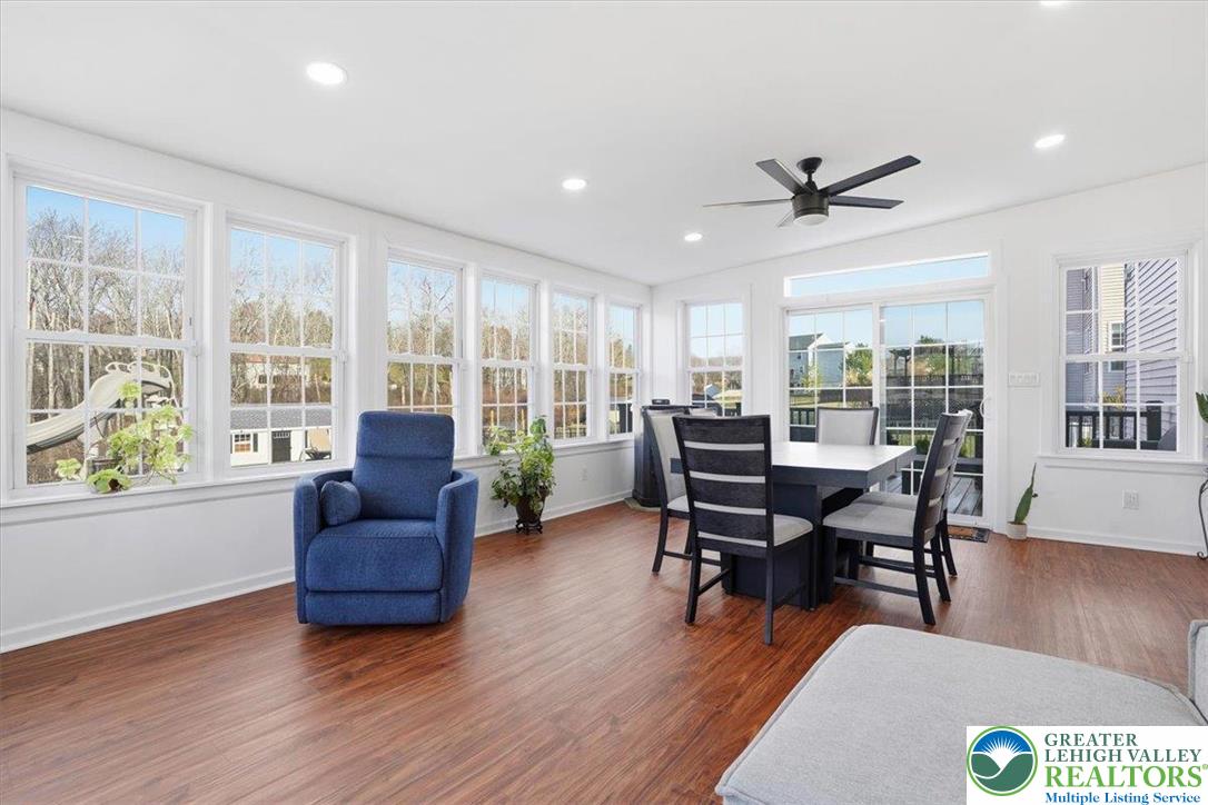 628 South 4th Street Bangor, PA 18013 - Photo 23 of 97 a view of a livingroom with furniture window and wooden floor