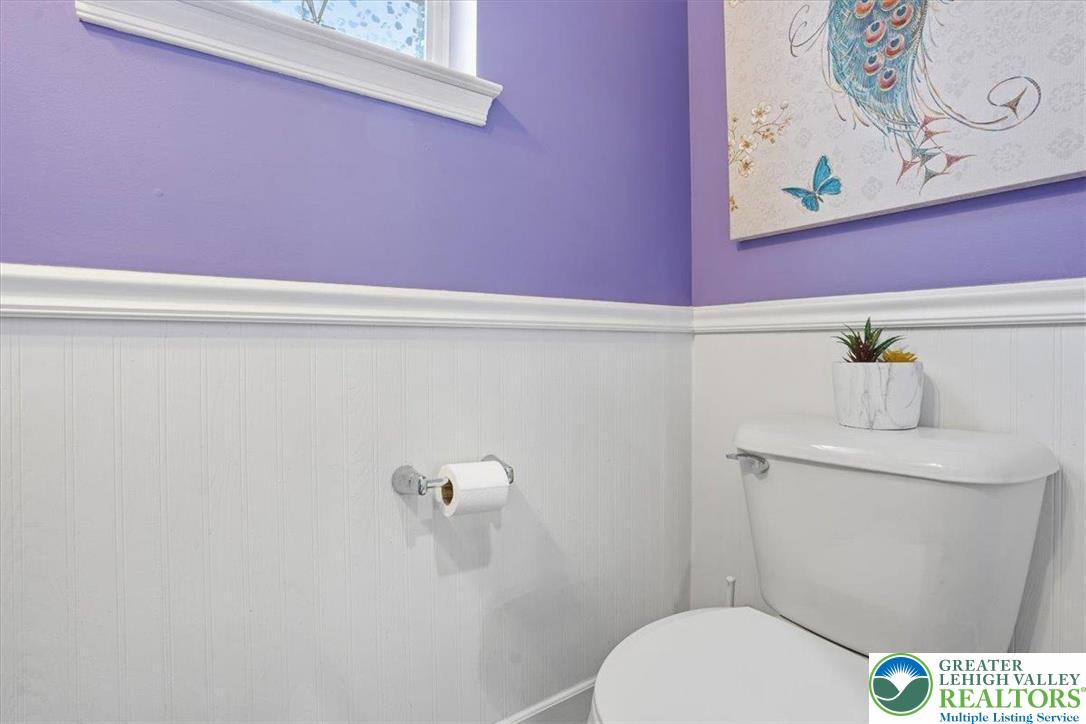 628 South 4th Street Bangor, PA 18013 - Photo 43 of 97 a bathroom with a toilet and a sink