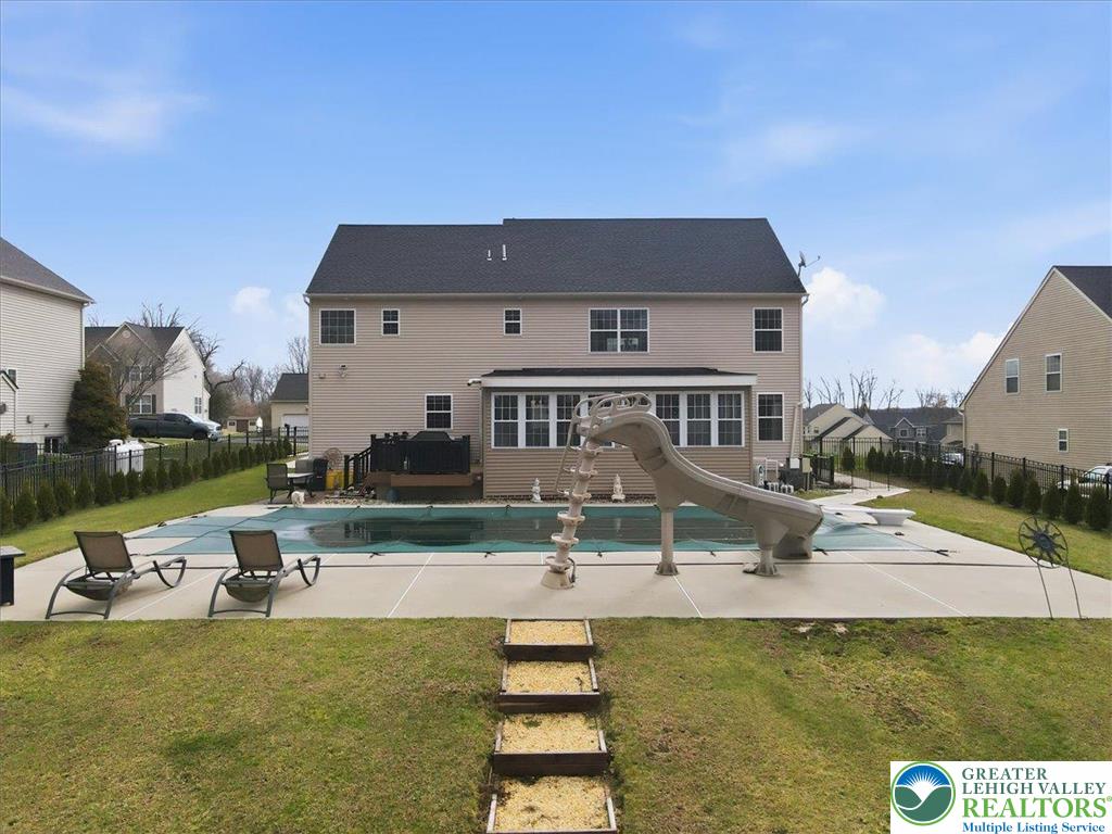 628 South 4th Street Bangor, PA 18013 - Photo 75 of 97 a view of a house with swimming pool