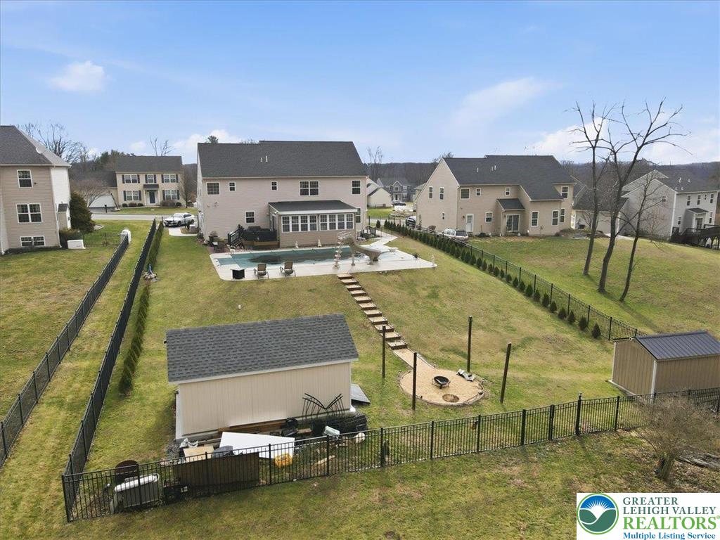 628 South 4th Street Bangor, PA 18013 - Photo 93 of 97 a view of a swimming pool with a terrace