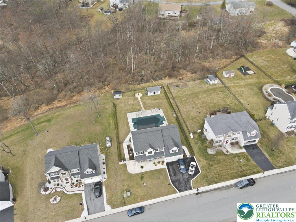 628 South 4th Street Bangor, PA 18013 - Photo 96 of 97 an aerial view of a house with a yard