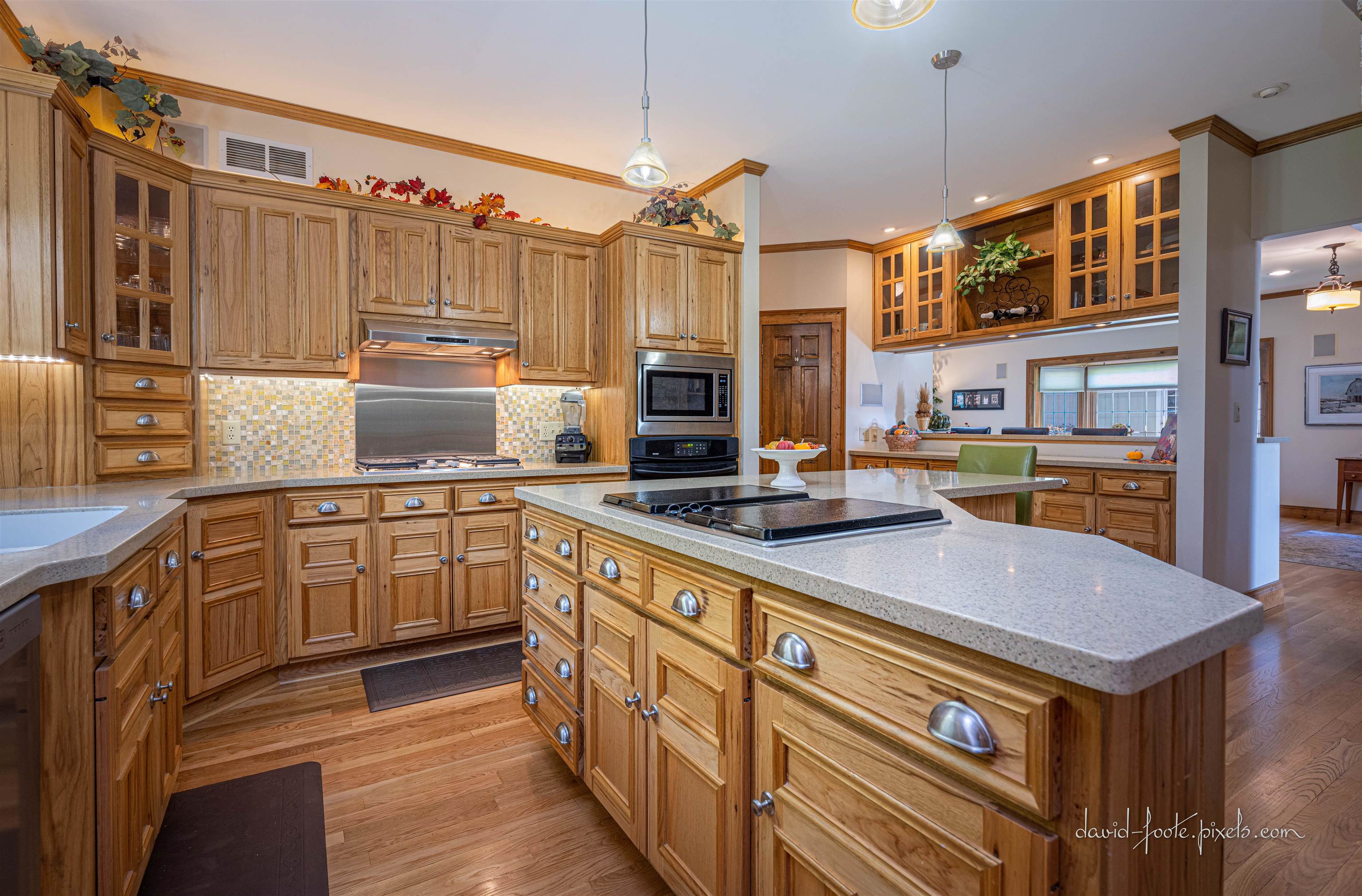 8936 North Cedarville Road Lena, IL 61048 - Photo 12 of 51 a kitchen with stainless steel appliances granite countertop a stove a sink and a refrigerator