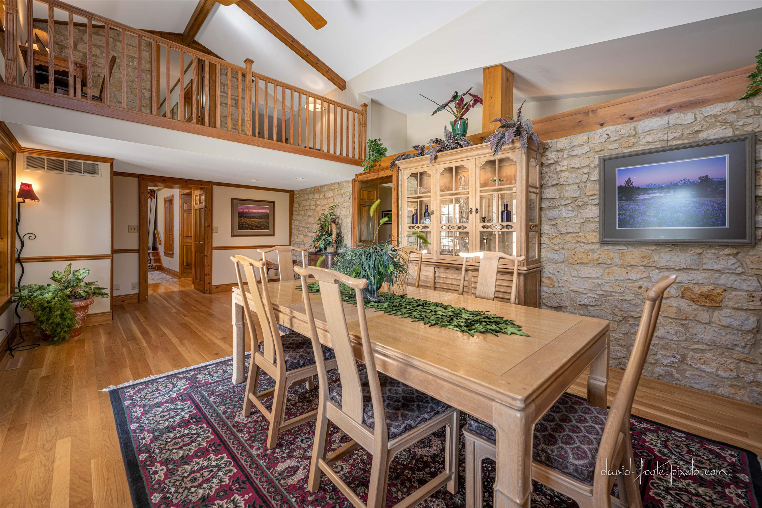 8936 North Cedarville Road Lena, IL 61048 - Photo 7 of 51 a view of a dining room with furniture window and wooden floor