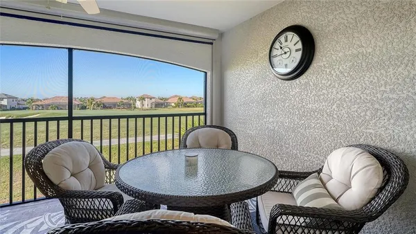 a view of balcony with outdoor space