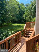 7575 Moormont Road Rapidan, VA 22733 - Photo 21 of 59 a view of a wooden deck next to a yard