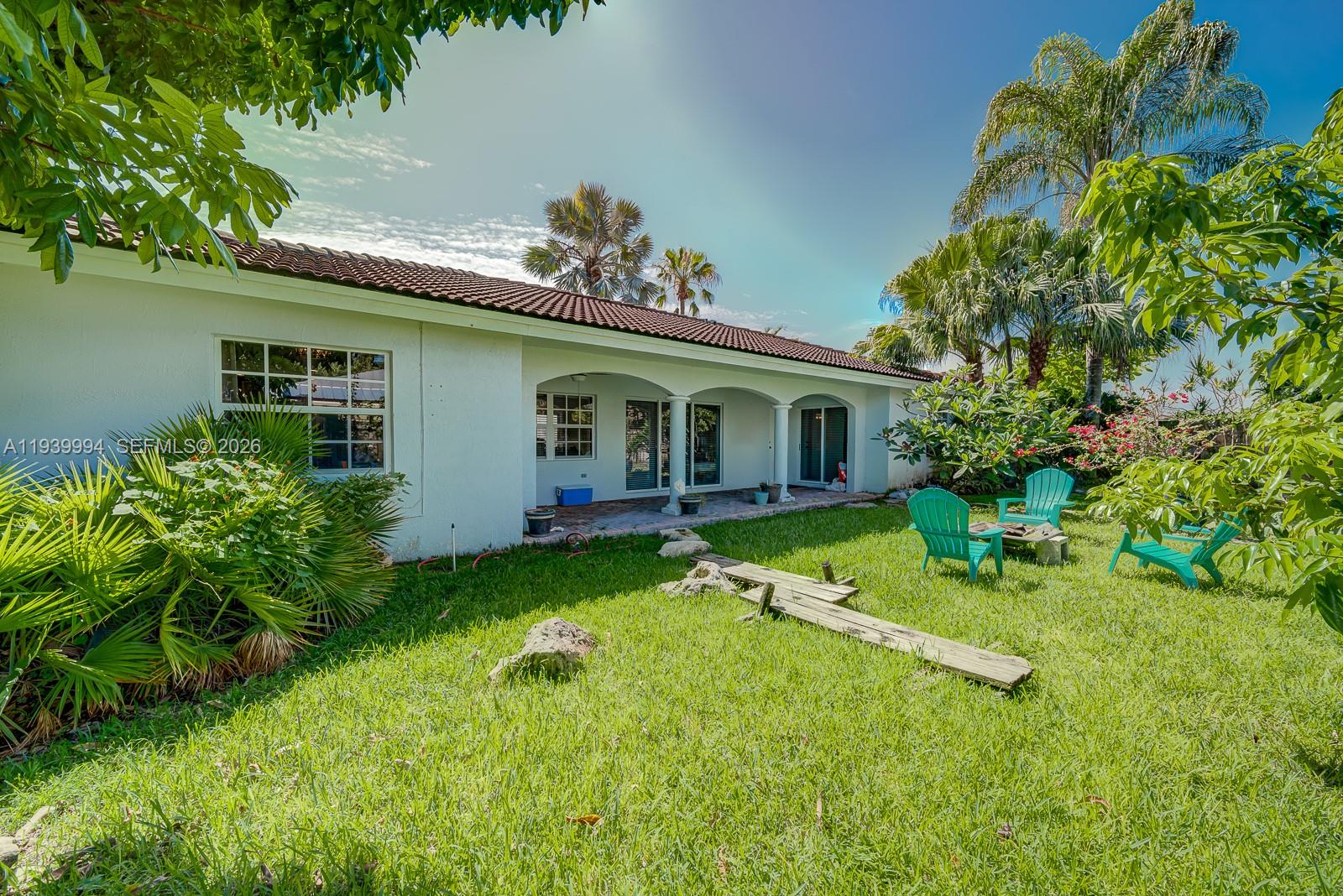 18128 Southwest 151st Avenue Miami, FL 33187 - Photo 40 of 40 a view of a house with backyard and sitting area