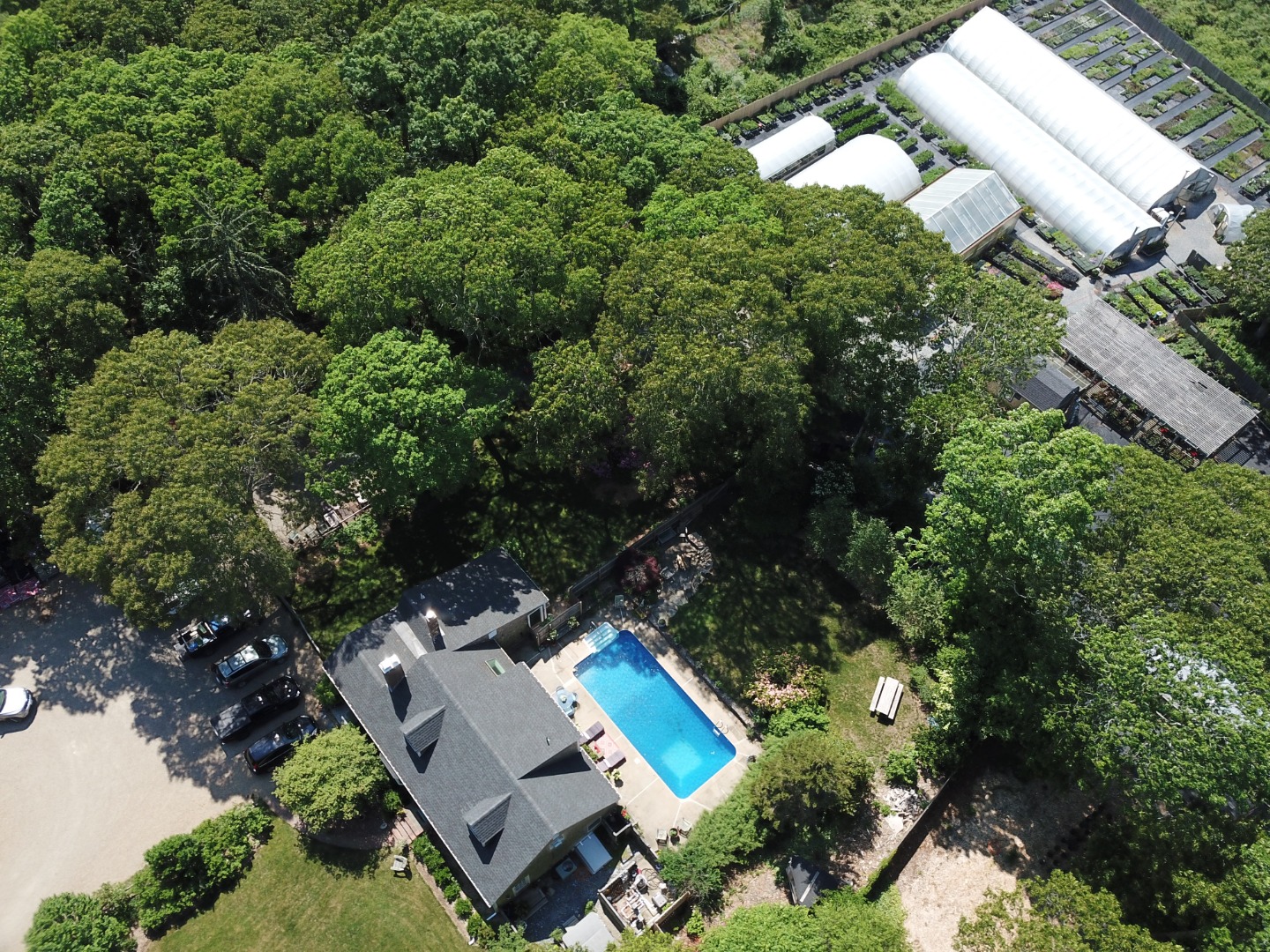 377 State Road West Tisbury, MA 02568 - Photo 5 of 36 an aerial view of a house with a yard