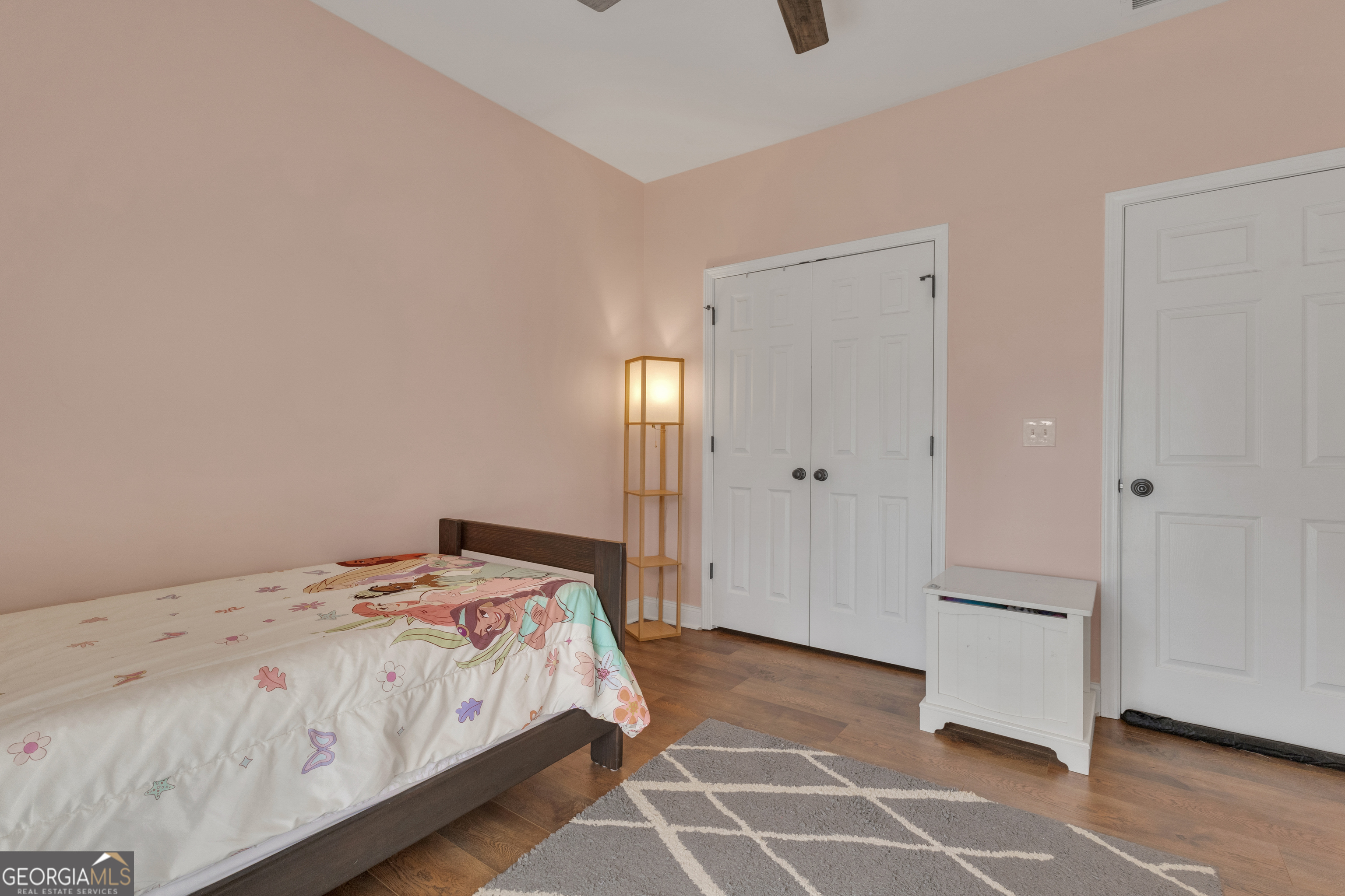 1135 Baptist Camp Road Griffin, GA 30223 - Photo 33 of 54 a bedroom with a bed and a shower