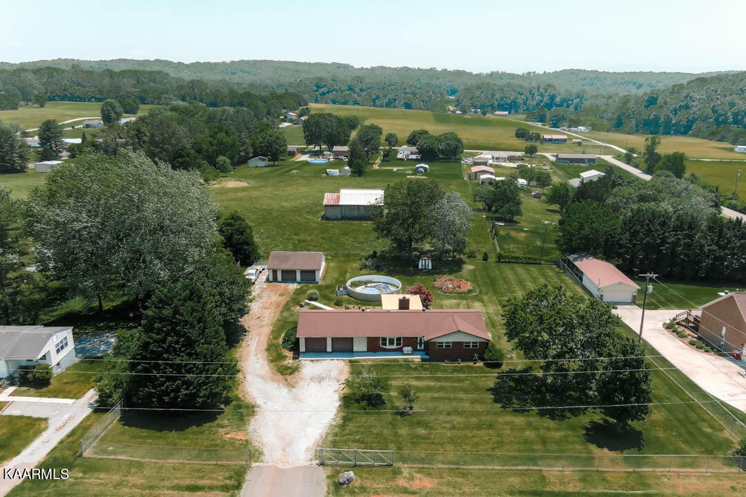 10008 Rutledge Pike Corryton, TN 37721 - Photo 23 of 30 an aerial view of residential houses with outdoor space and river