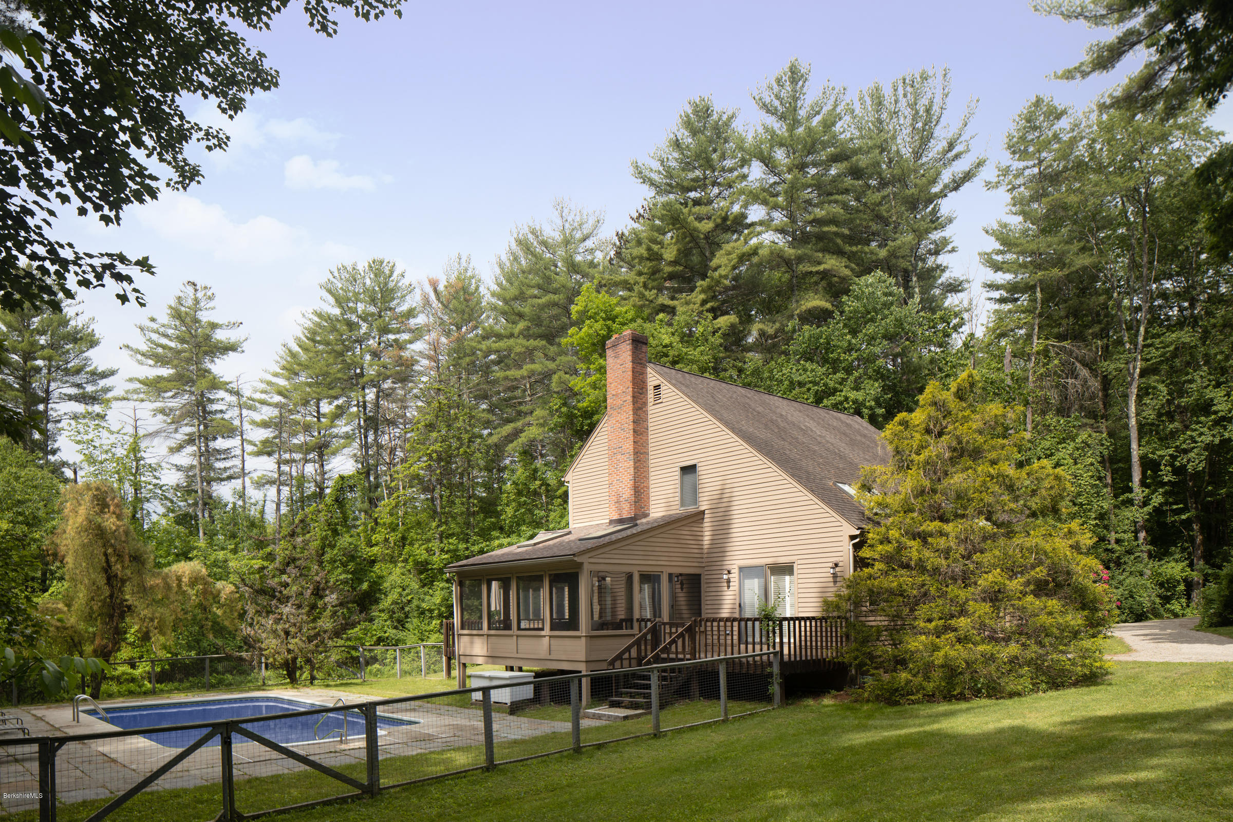 23 Cross Road Alford, MA 01230 - Photo 2 of 22 a view of house with yard entertaining space and trampoline