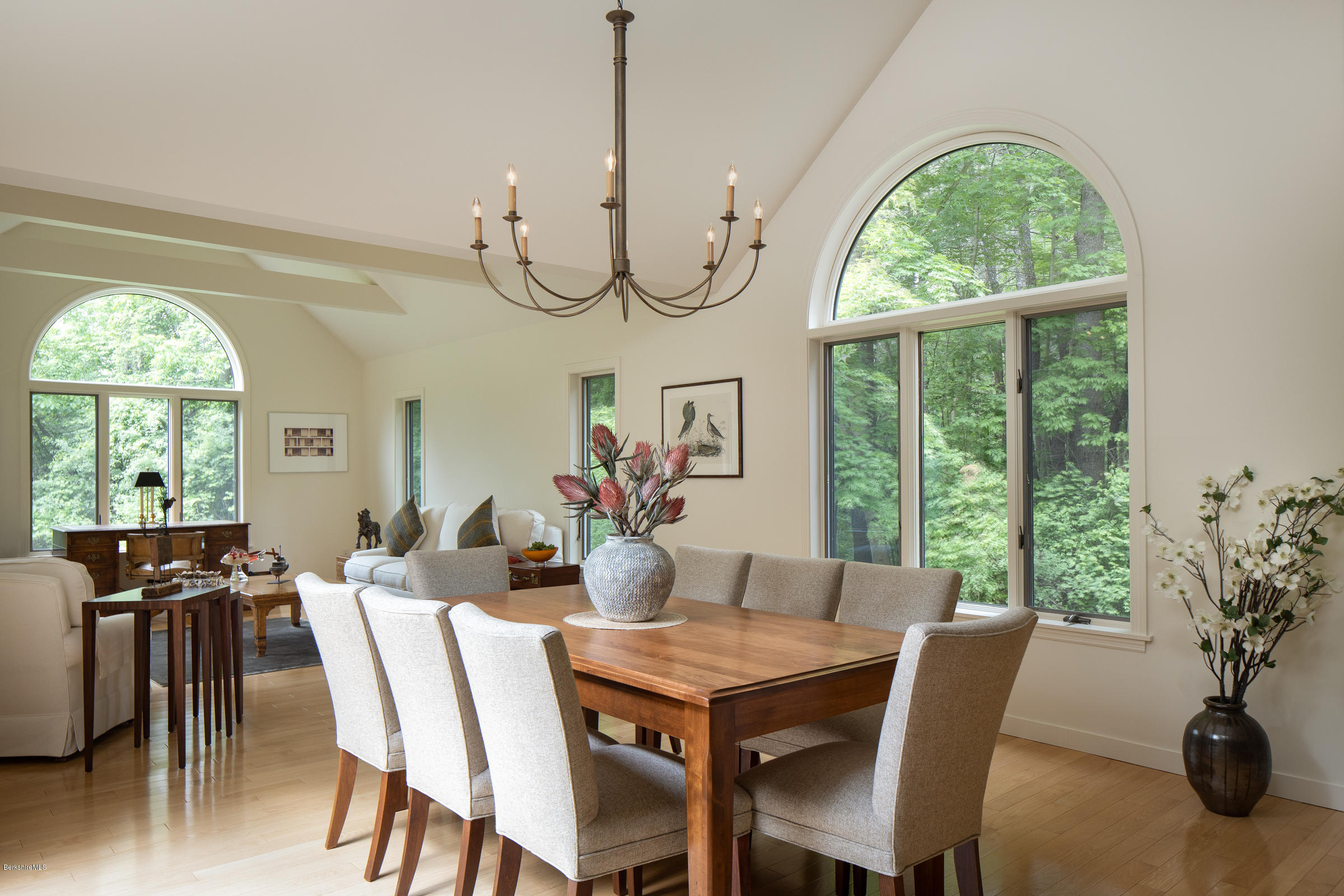 23 Cross Road Alford, MA 01230 - Photo 11 of 22 a view of a dining room with furniture window and wooden floor