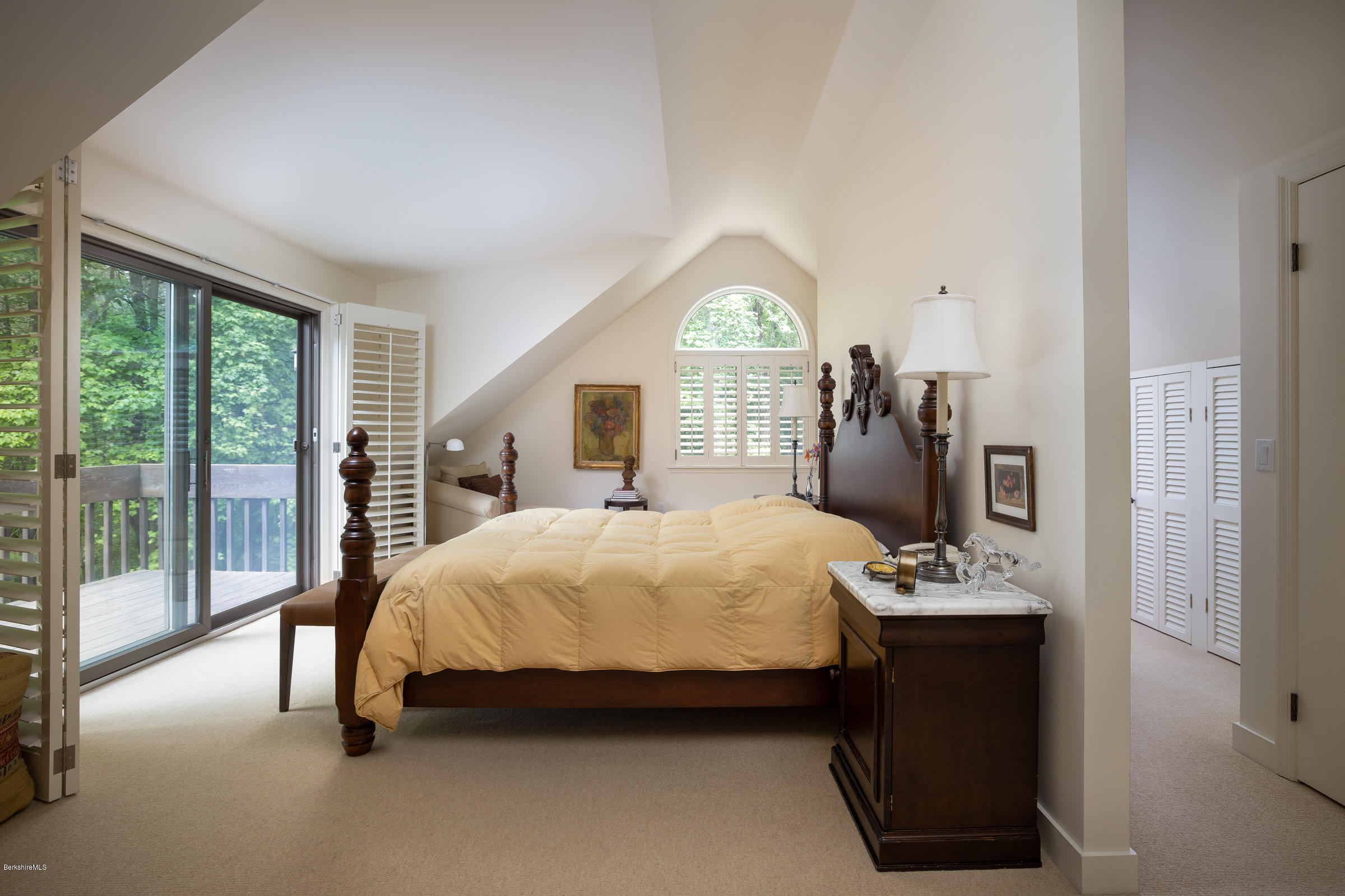 23 Cross Road Alford, MA 01230 - Photo 15 of 22 a bedroom with a bed and a large window