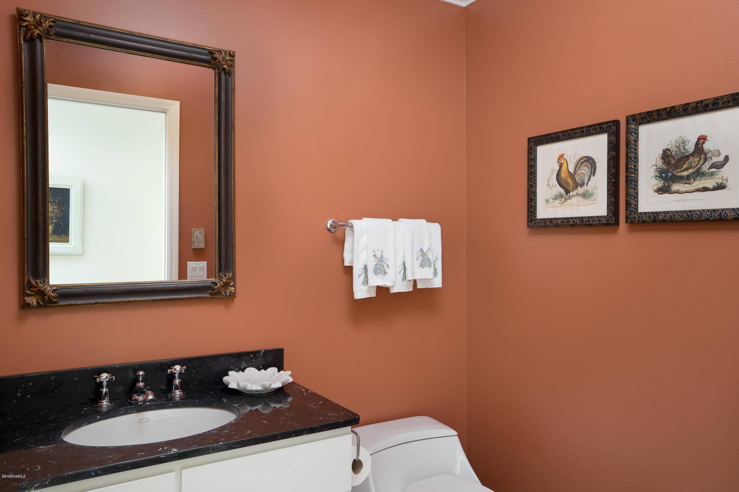 23 Cross Road Alford, MA 01230 - Photo 22 of 22 a bathroom with a sink and a mirror