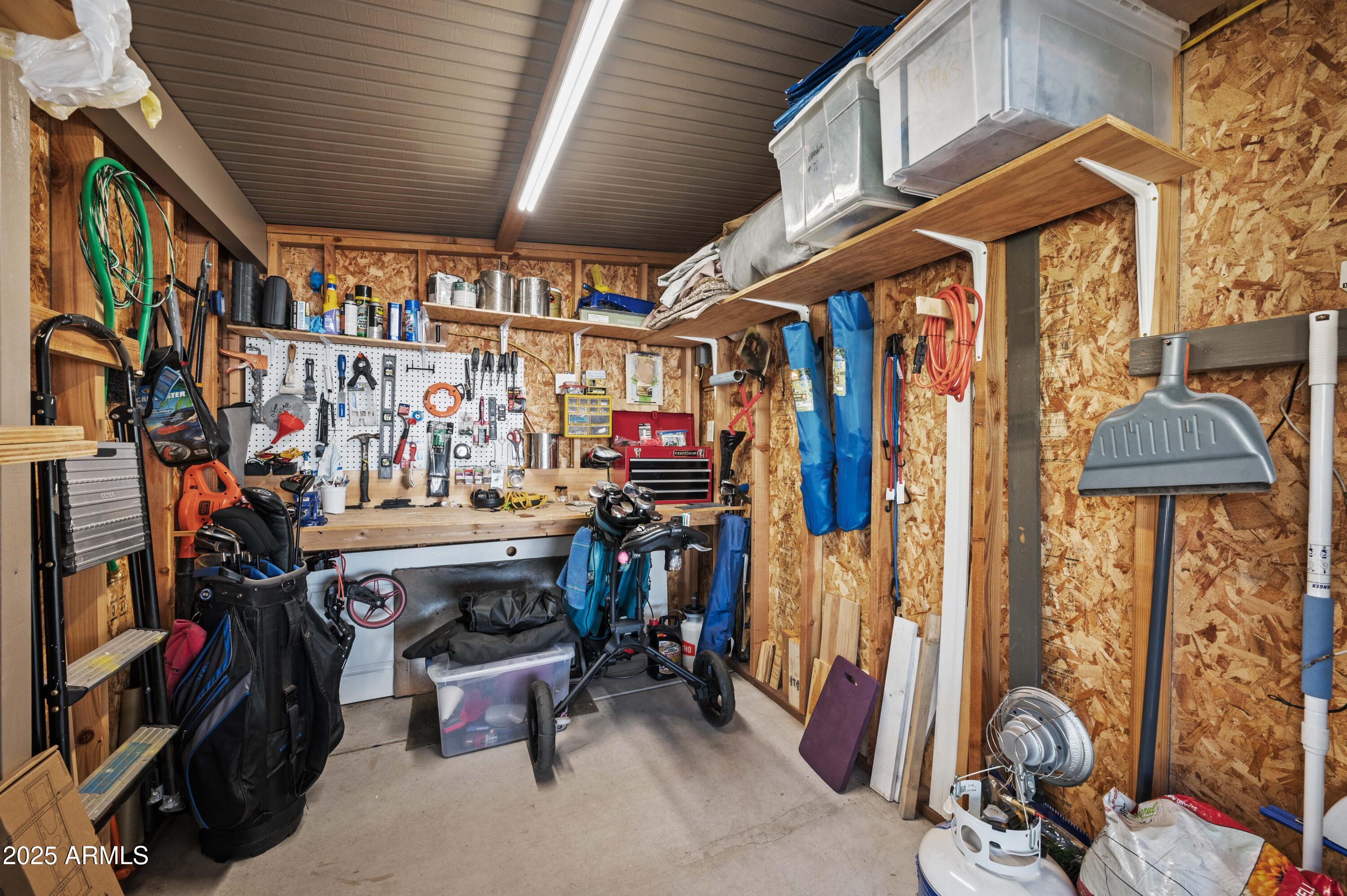 650 North Hawes Road, Unit 3607 Mesa, AZ 85207 - Photo 22 of 35 Shed with Power
