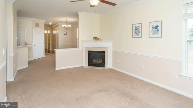 a view of a livingroom with a fireplace