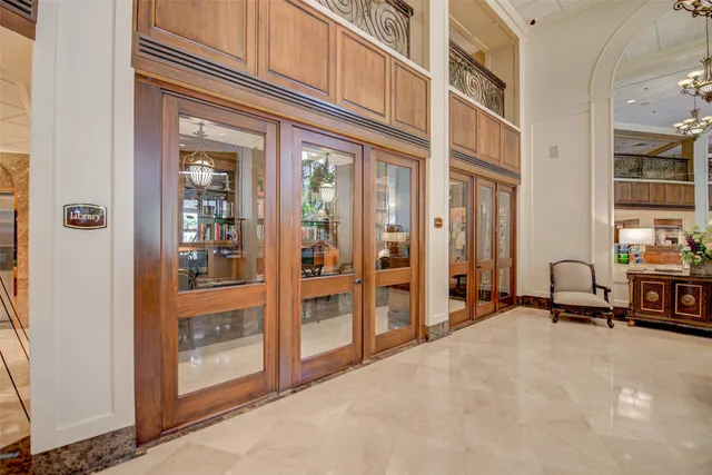 a childrens park with lots of swings and slides