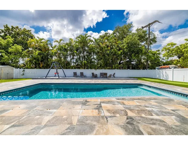 a view of a swimming pool