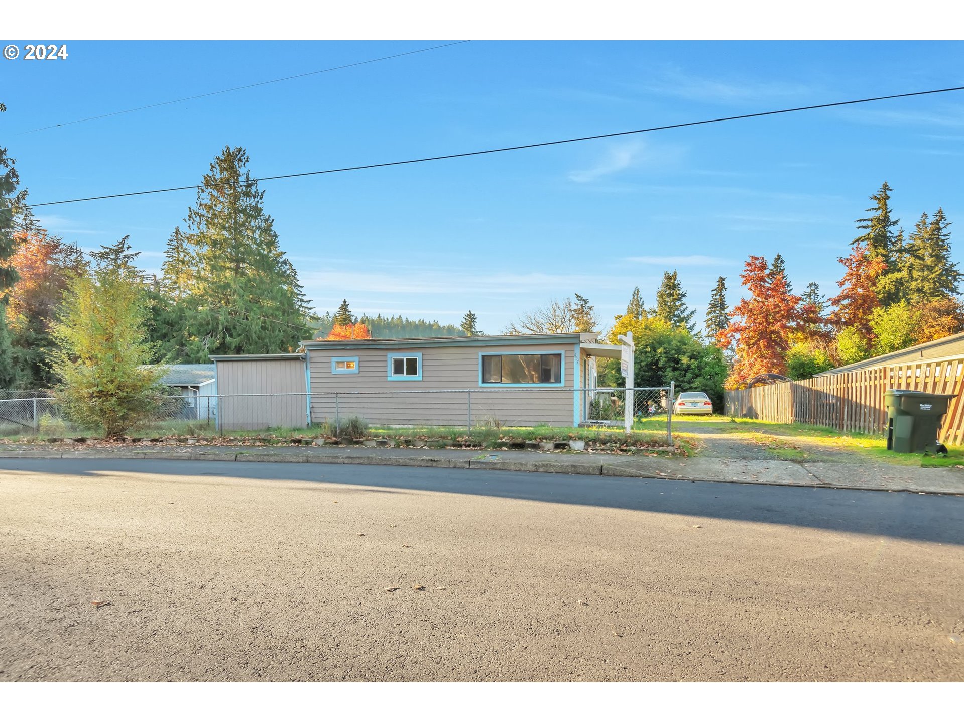 457 Southwest Forest Road Estacada, OR 97023 - Photo 26 of 31 front view of a house with a yard