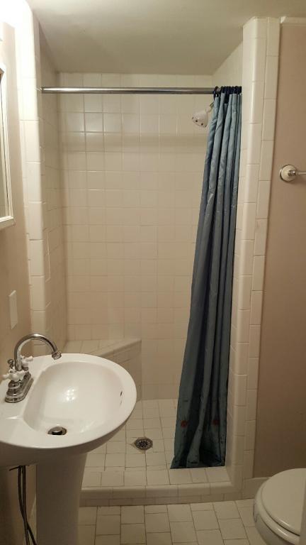 719 Highland Road Red Boiling Springs, TN 37150 - Photo 12 of 12 a bathroom with a sink a toilet a mirror and shower curtain