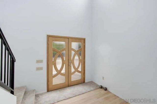 a view of an empty room