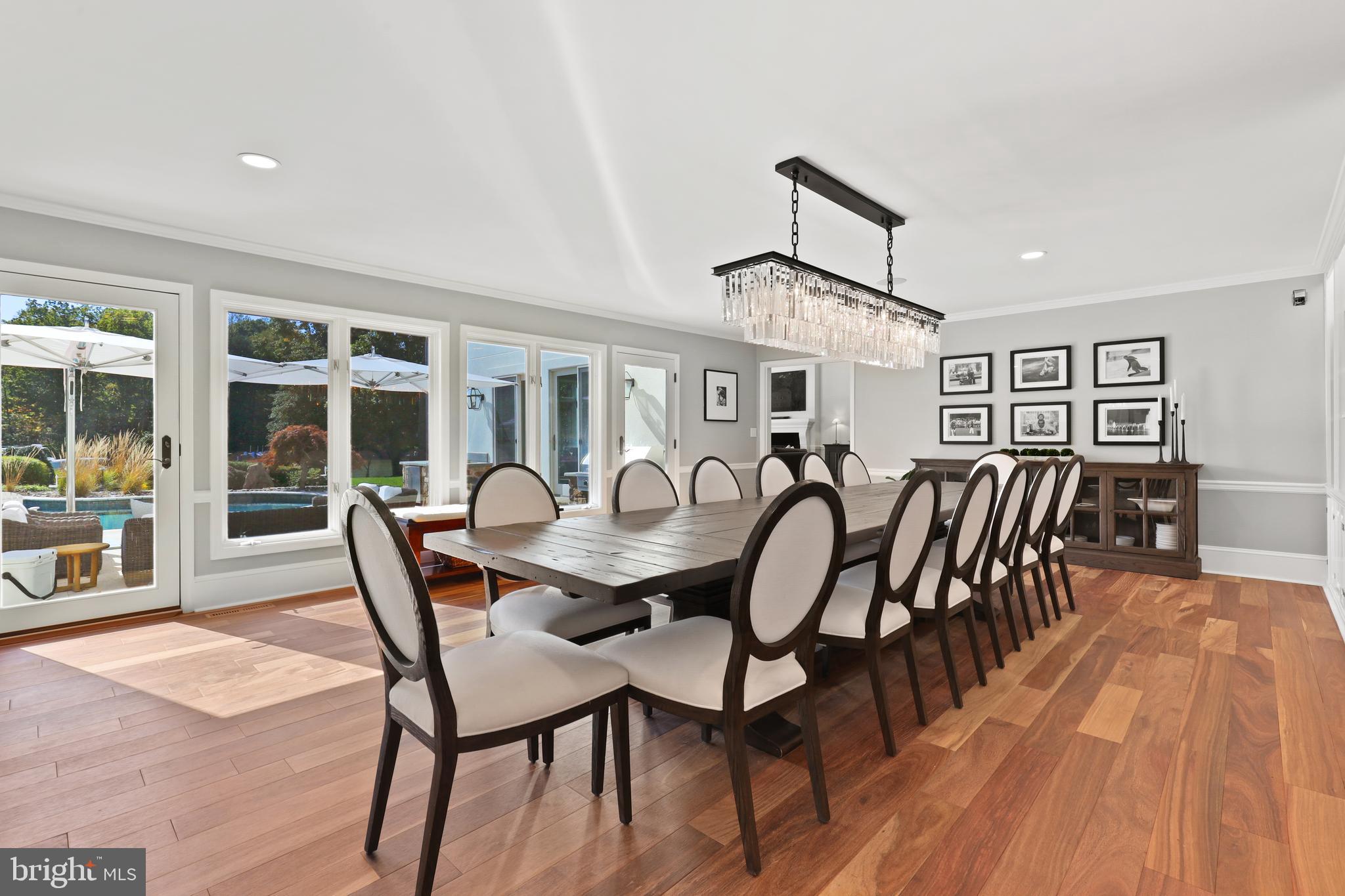 1524 Cedar Lane Farm Road Annapolis, MD 21409 - Photo 19 of 50 a view of a dining room with furniture window and wooden floor