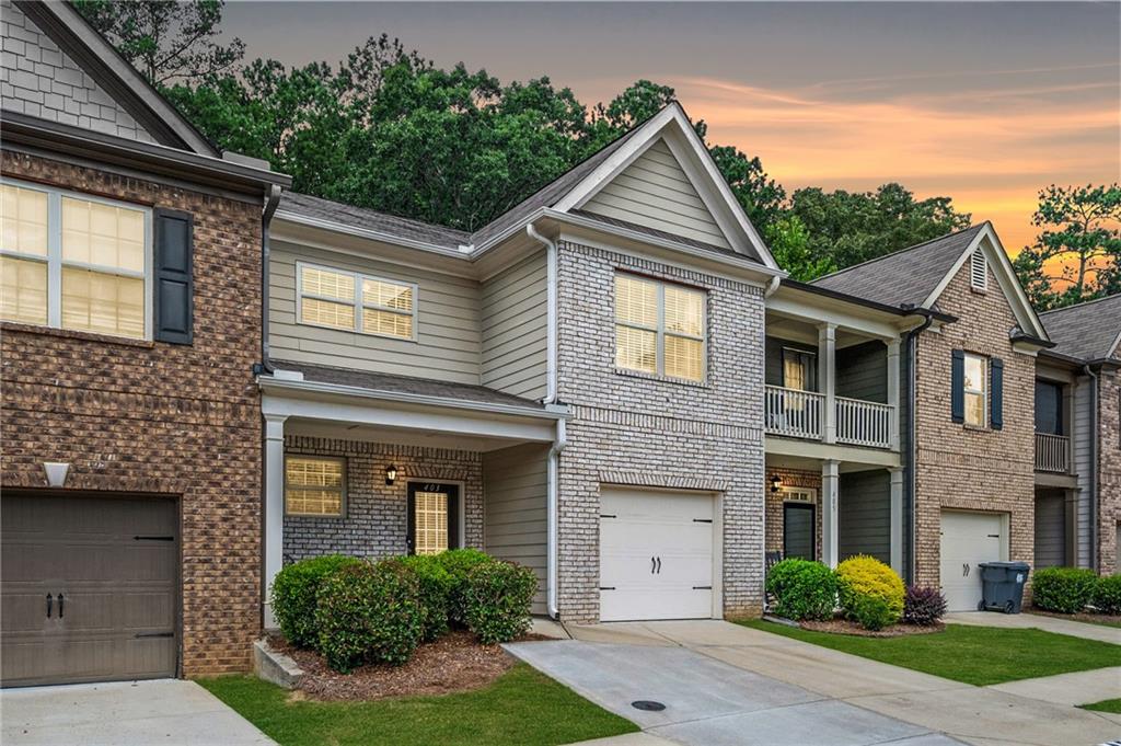 403 Franklin Lane Acworth, GA 30102 - Photo 8 of 26 a front view of a house with garden