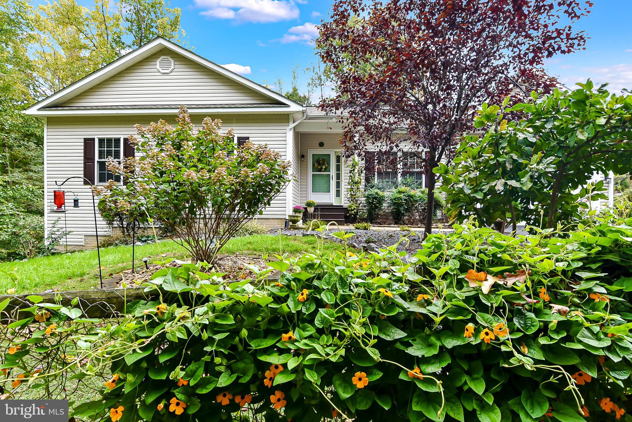 9174 Caledon Road King George, VA 22485 - Photo 2 of 34 Front Exterior/Front Yard w/Beautiful Landscaping