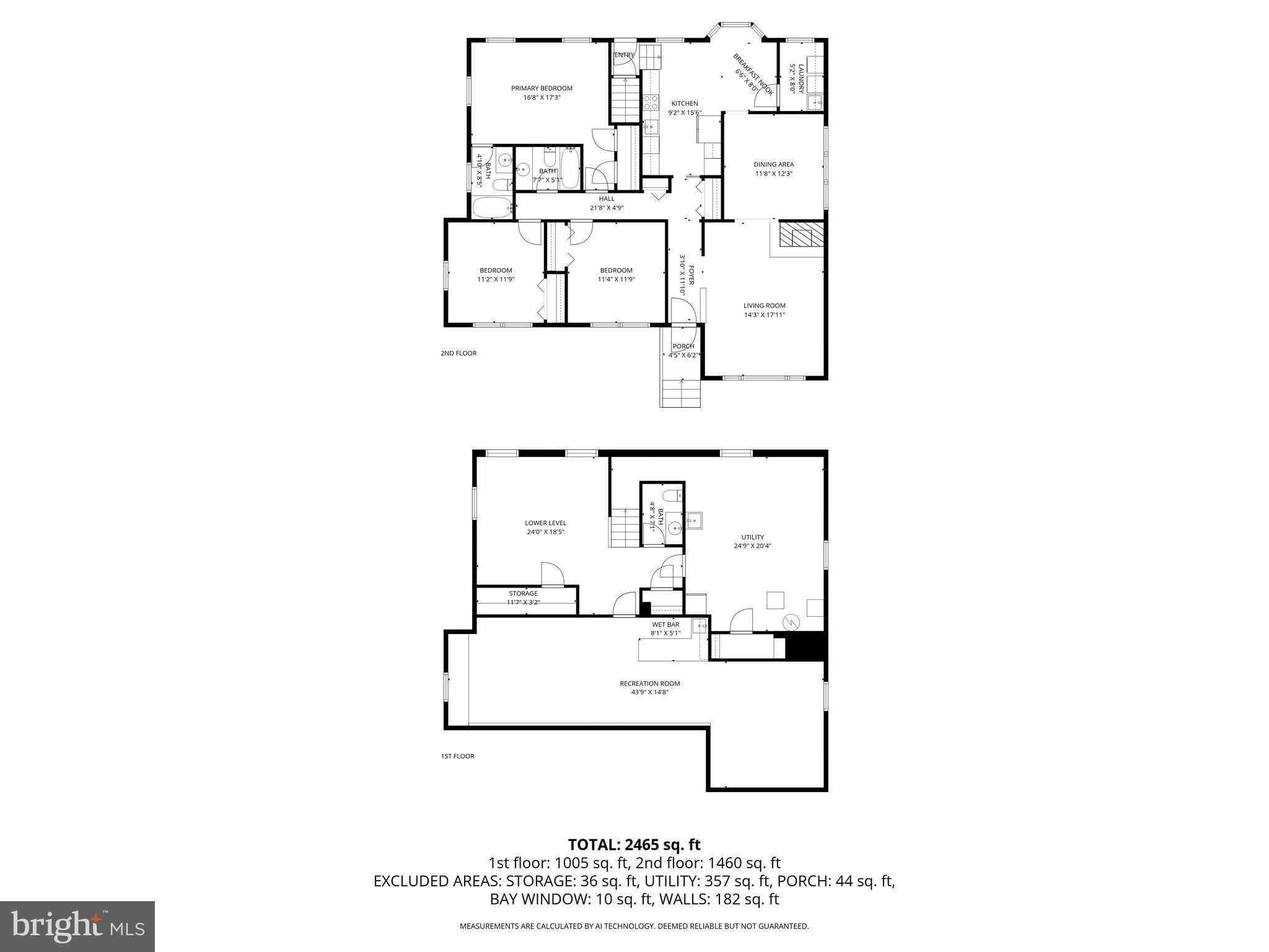 319 Gailridge Road Lutherville-Timonium, MD 21093 - Photo 56 of 56 Whole house floor plan