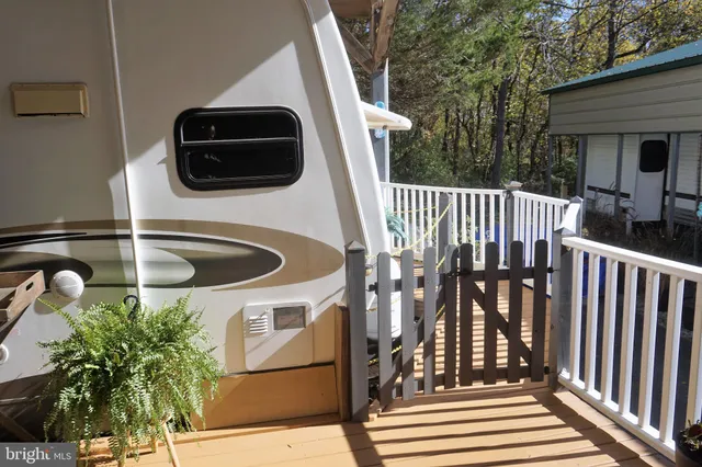 a view of outdoor space and deck