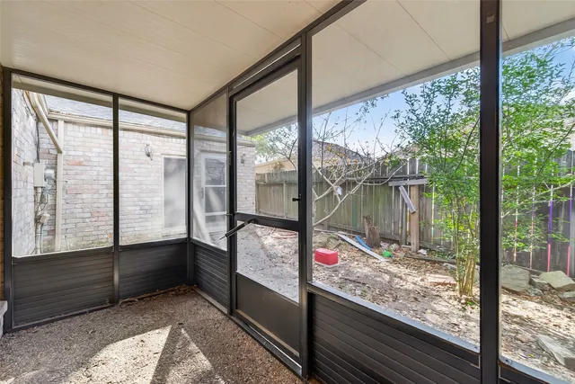 a very nice looking room with a large window