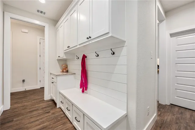 a view of the porch with seating space