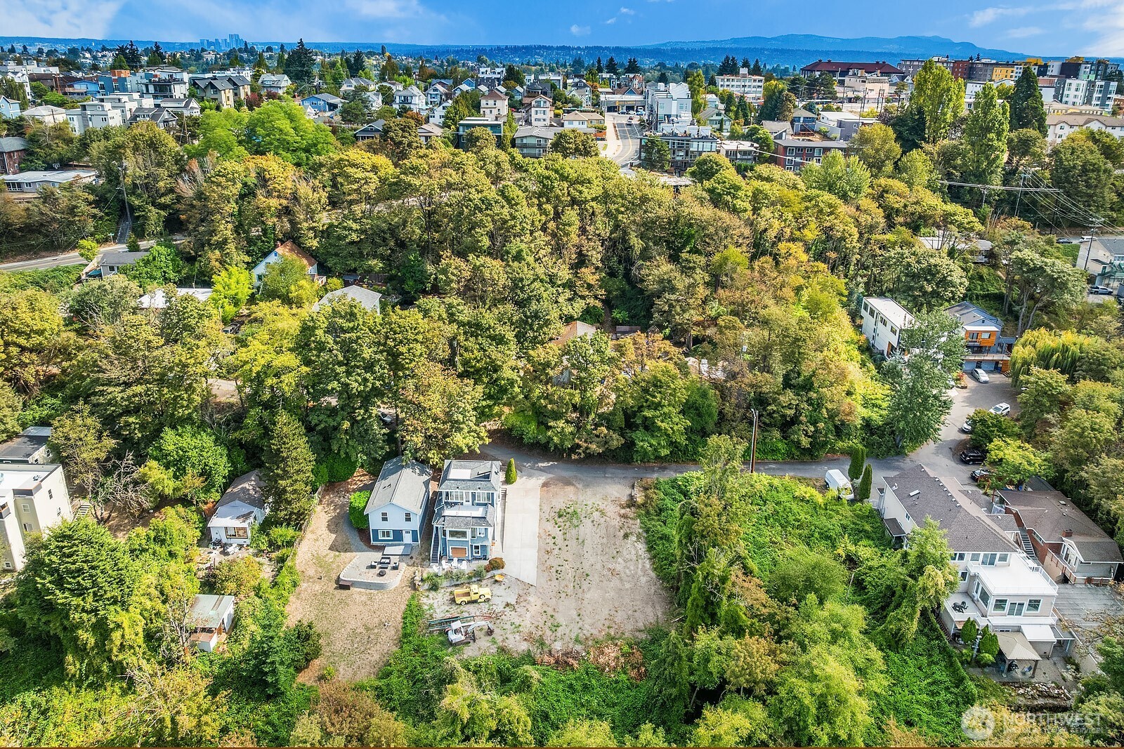 23 12th Avenue South Seattle, WA 98144 - Photo 14 of 17 an aerial view of residential houses with outdoor space and trees