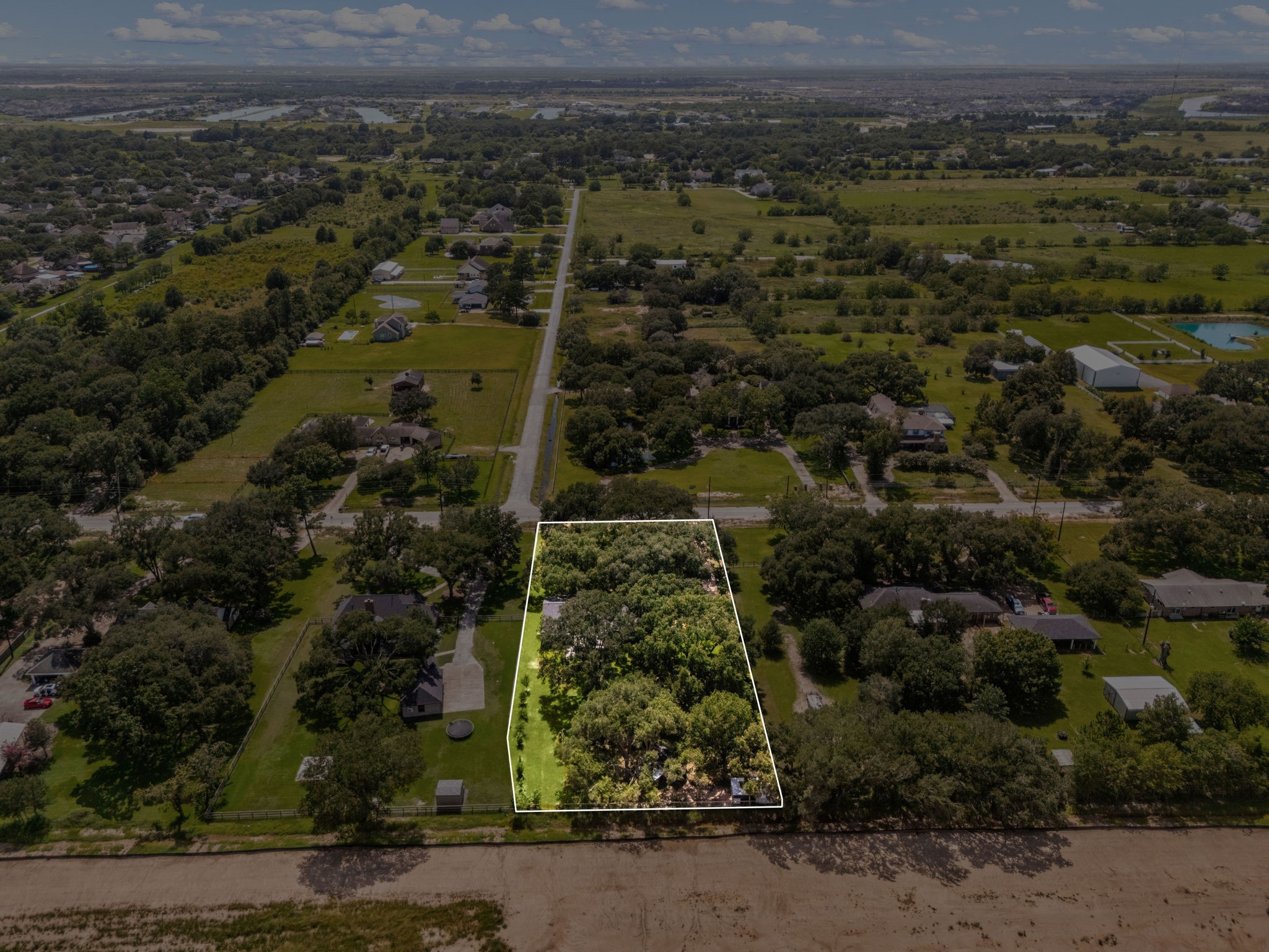 3530 Katy Hockley Road Katy, TX 77493 - Photo 23 of 25 an aerial view of residential house and green space