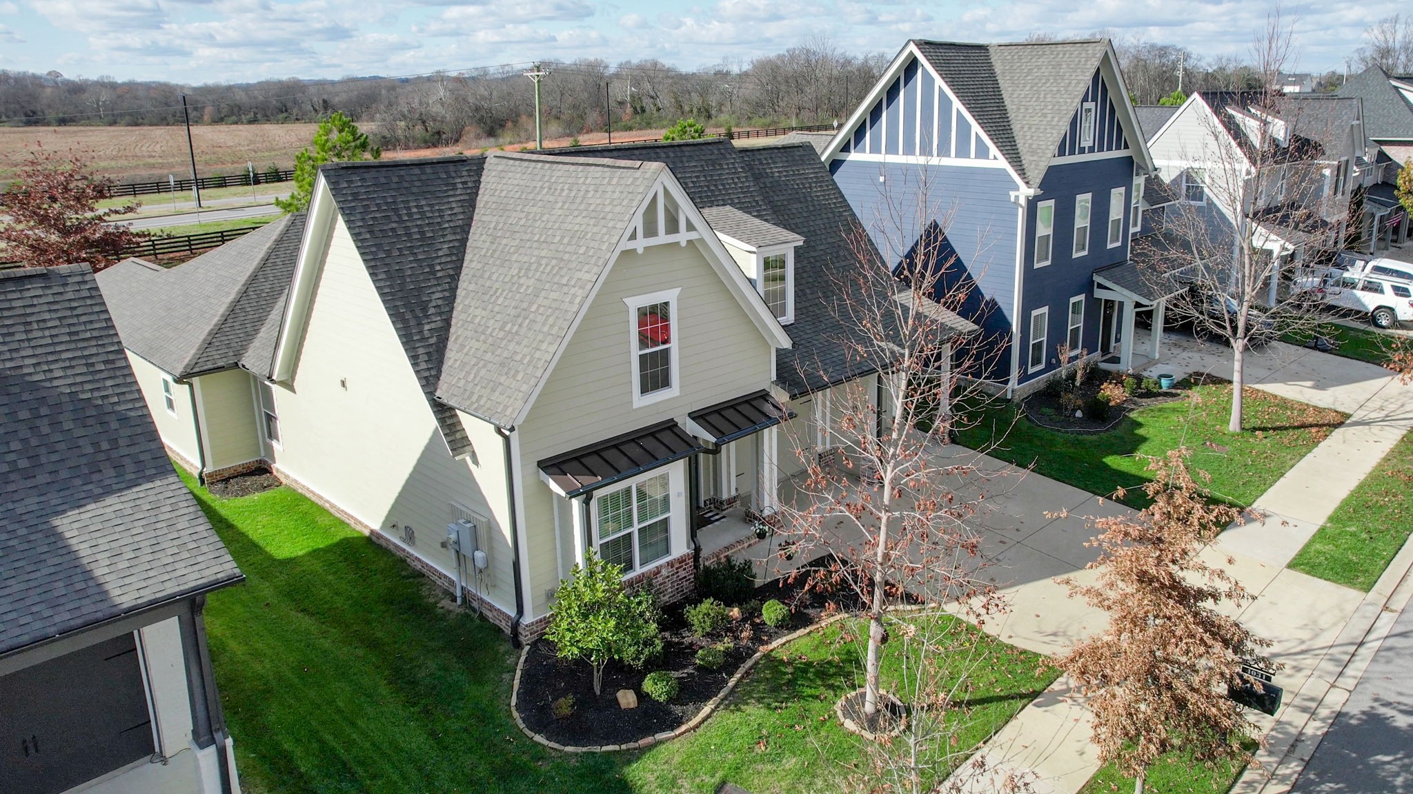 4031 Ryecroft Lane Franklin, TN 37064 - Photo 37 of 51 a aerial view of a house with a yard