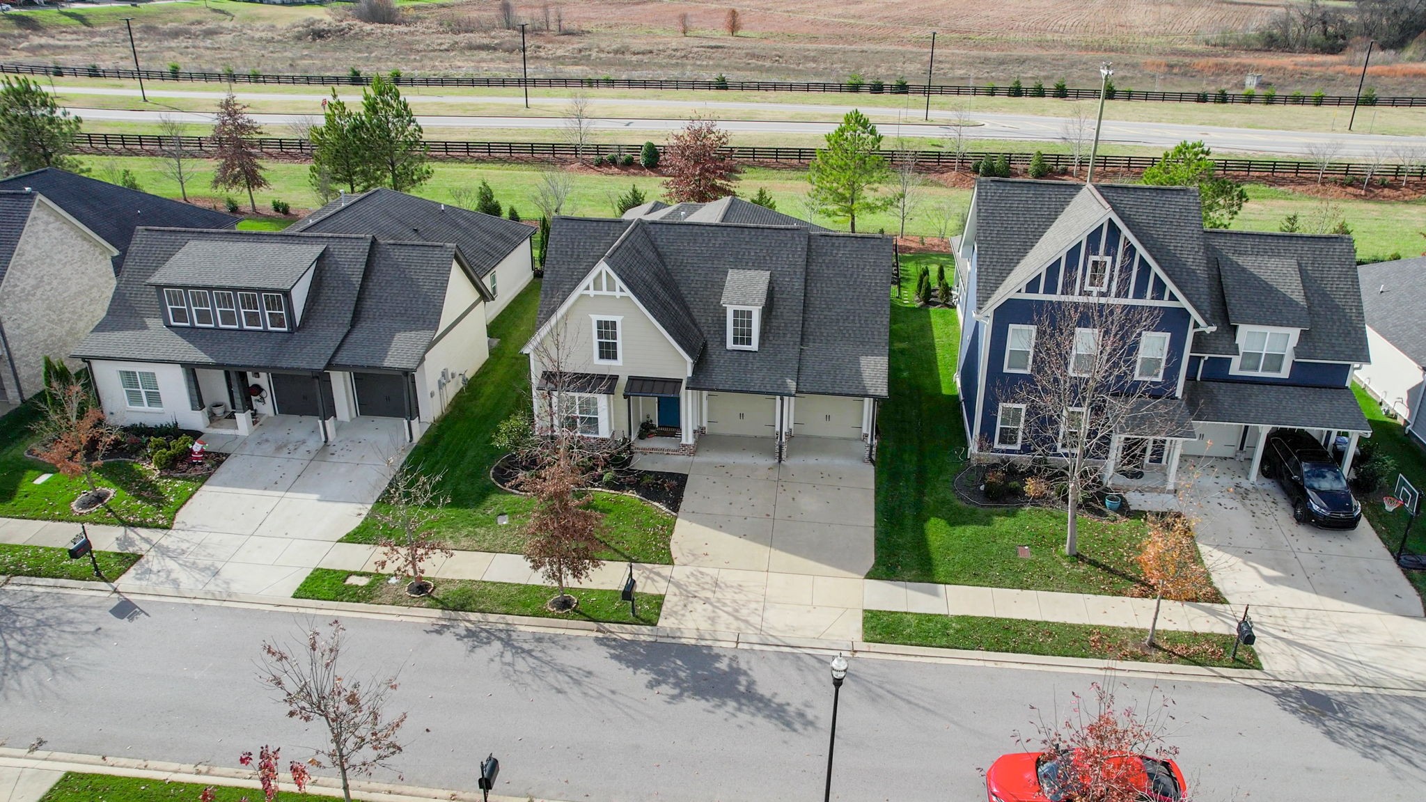 4031 Ryecroft Lane Franklin, TN 37064 - Photo 38 of 51 an aerial view of a house with a yard