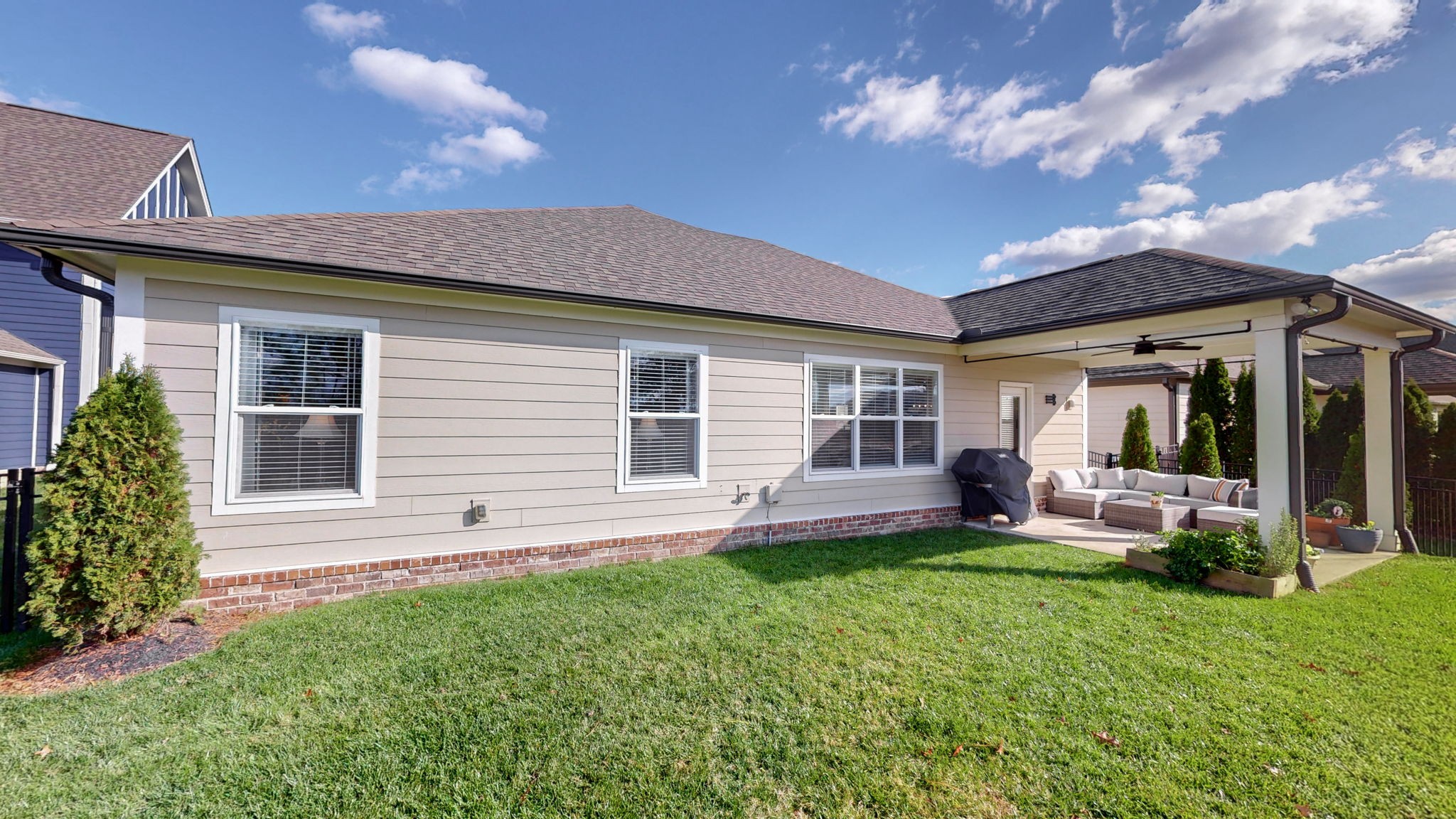 4031 Ryecroft Lane Franklin, TN 37064 - Photo 41 of 51 a front view of house with yard and outdoor seating