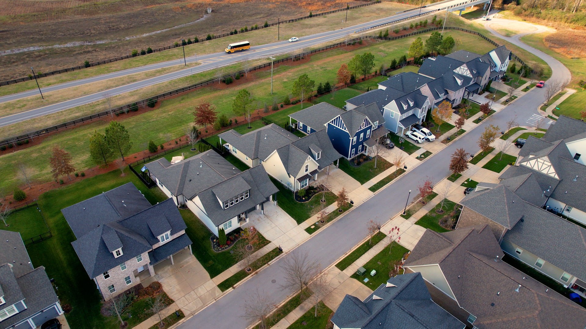 4031 Ryecroft Lane Franklin, TN 37064 - Photo 46 of 51 an aerial view of a house with a garden