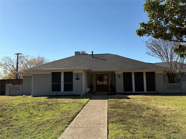 a house with a garden