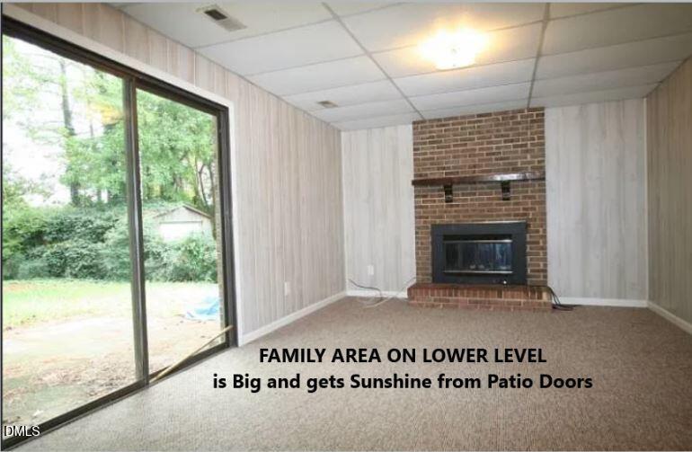 4116 Pickwick Drive Raleigh, NC 27613 - Photo 7 of 14 Family Room Lower Level w txt