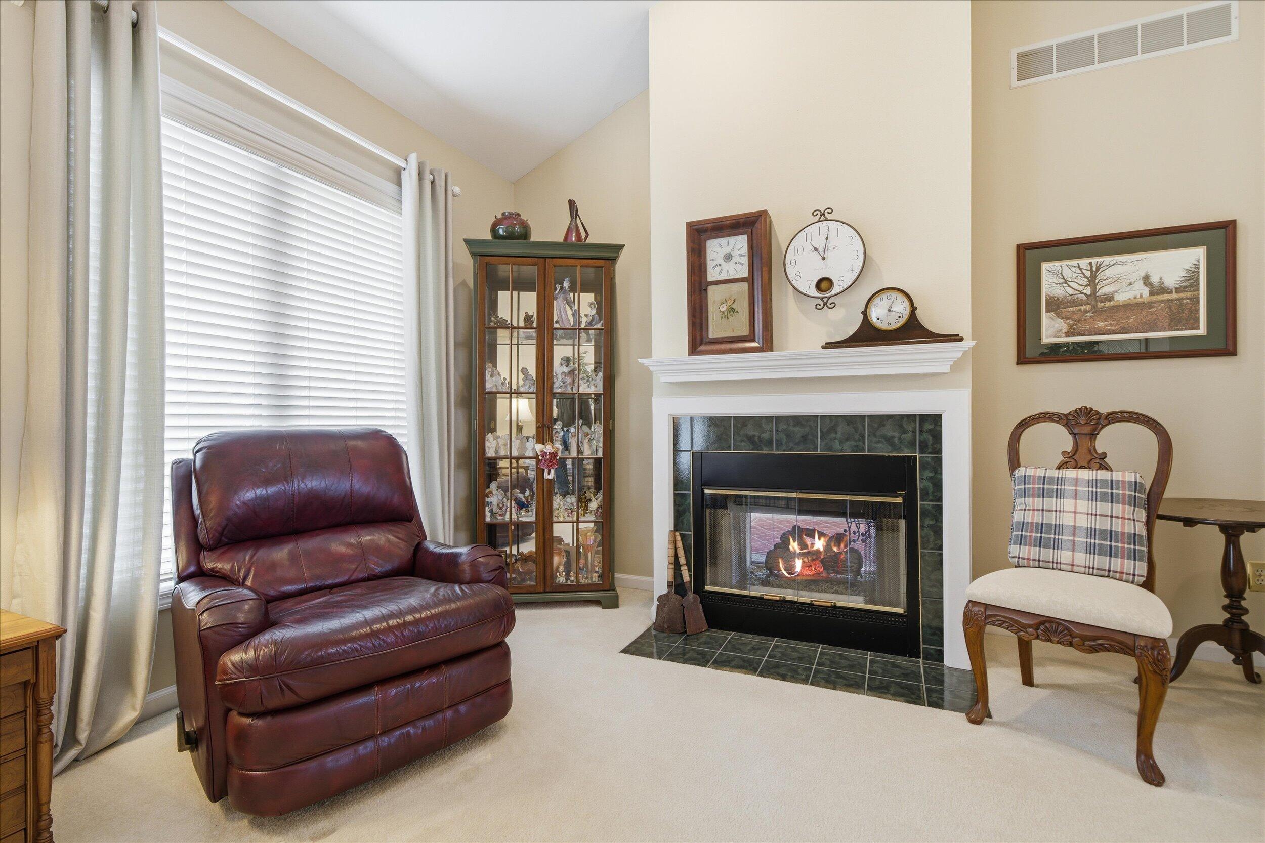 W268-n1935 Shooting Star Road, Unit B Pewaukee, WI 53072 - Photo 13 of 41 Flame in FP Virtually Enhanced